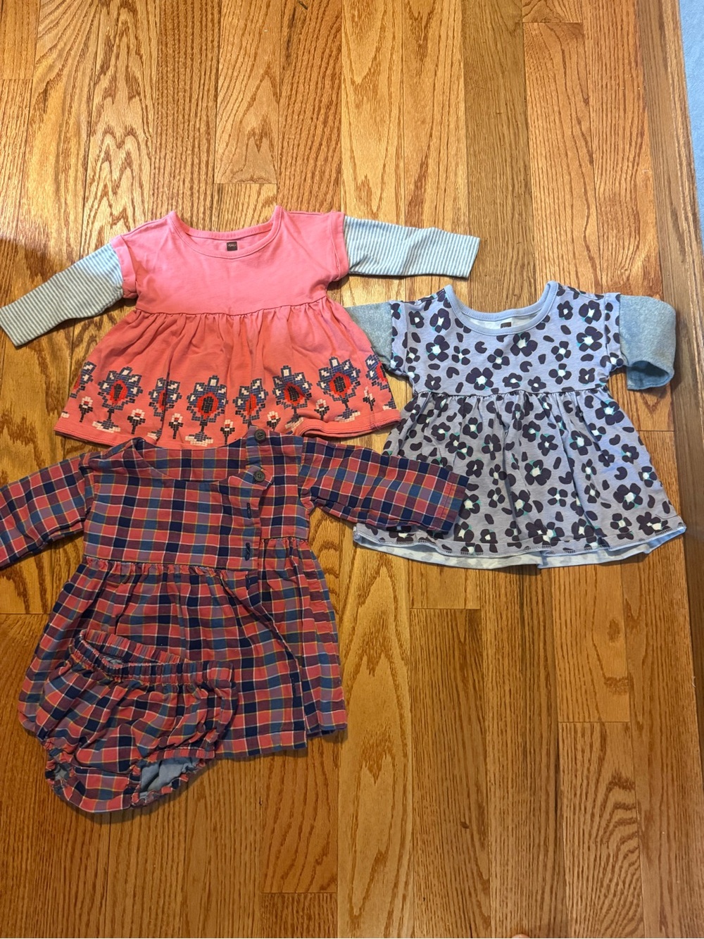 Tea Collection Baby Girls Dress Bundle | Size 6-9 Months | 3 Dresse